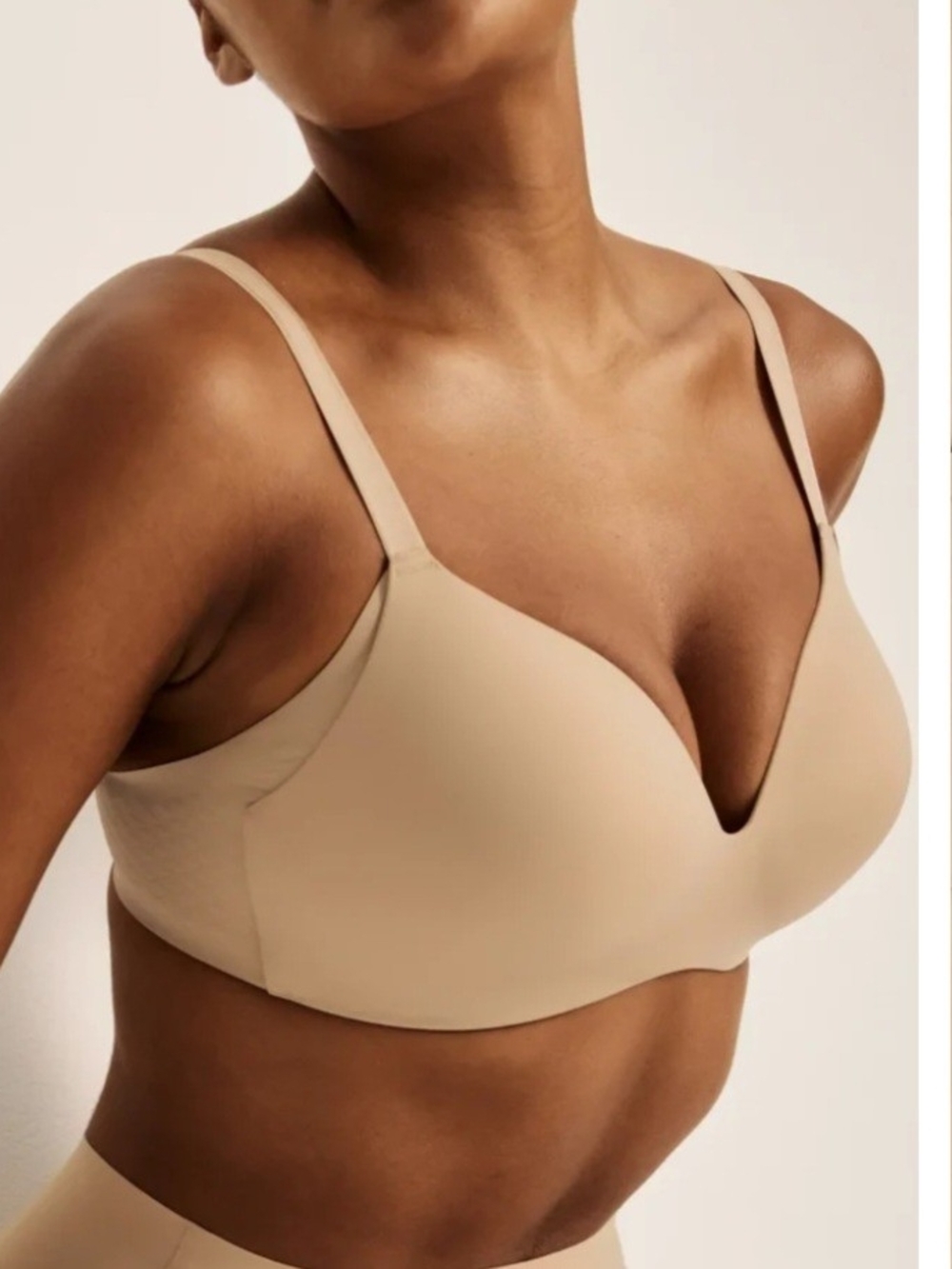 Knix Wing Woman Bra In Nude Size 8 NWT